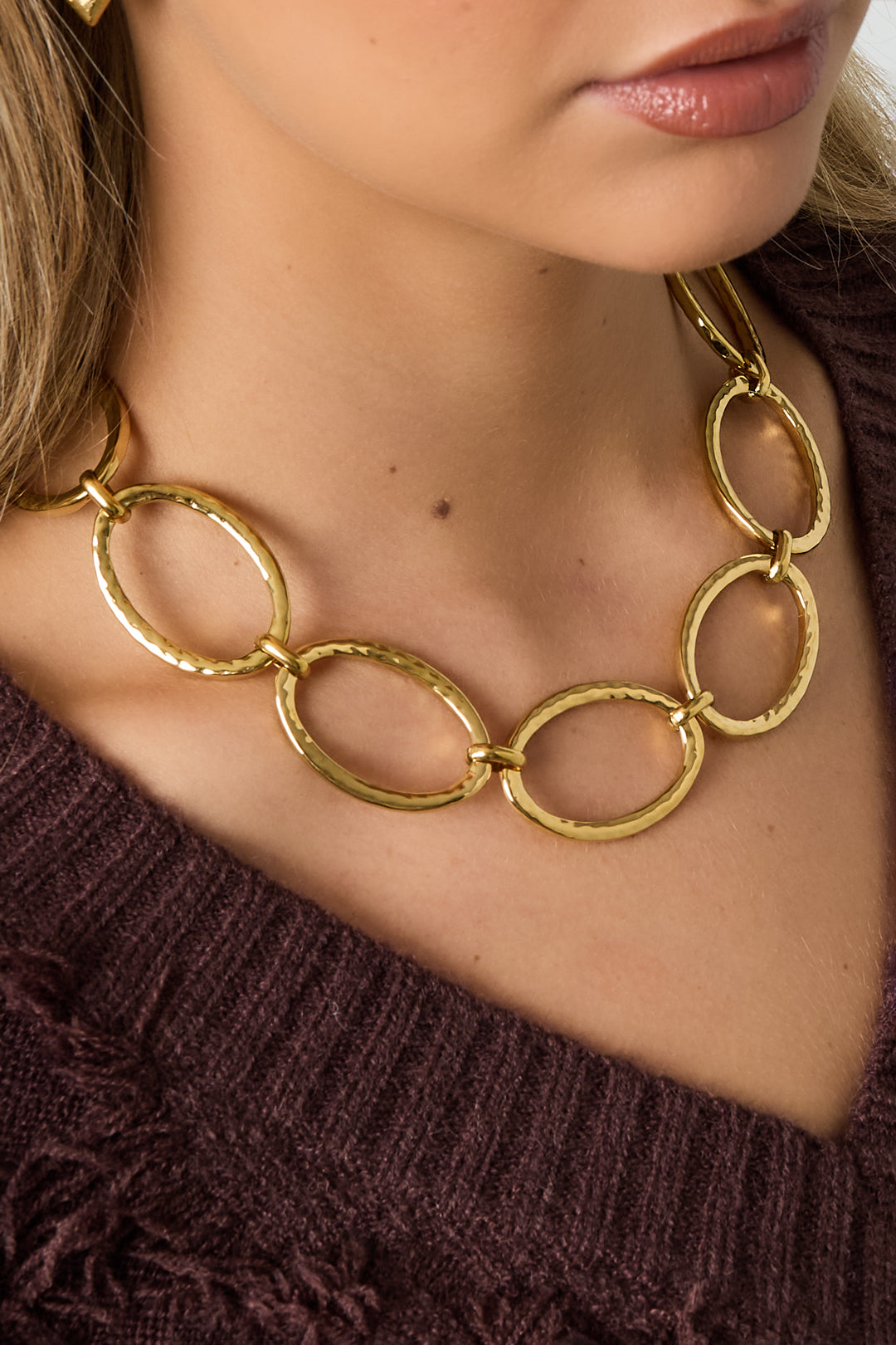 Edelstahlkette Halsketten Kette Casual Daily Simple Series Damenschmuck