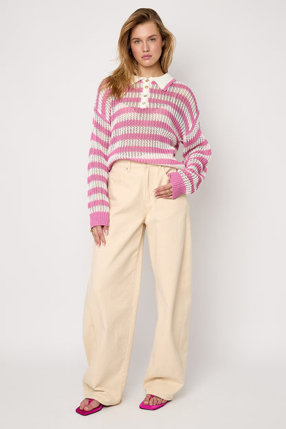 elegantes-polo-top-damen-look