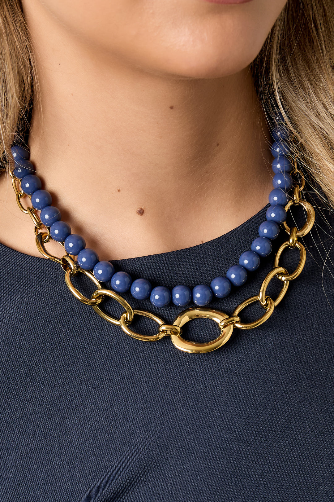 Edelstahlkette Halsketten Kette Casual Daily Simple Series Damenschmuck