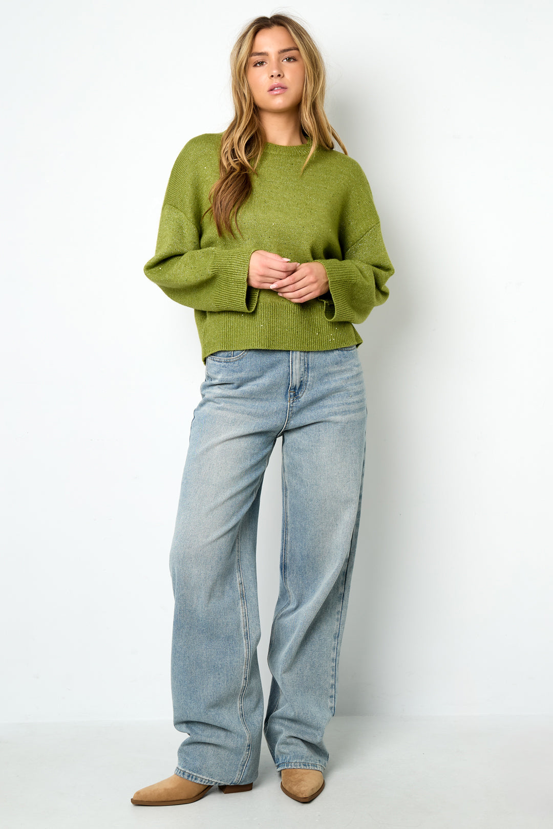 Gestrickte Polyesterfasern Damen Strickpullover Casual Einfarbig Herbst/Winter