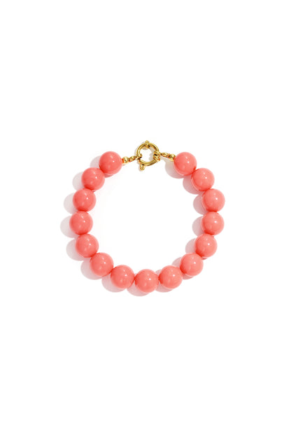 Armband mit mittelgroßen Perlen und Vorderverschluss – 12 mm