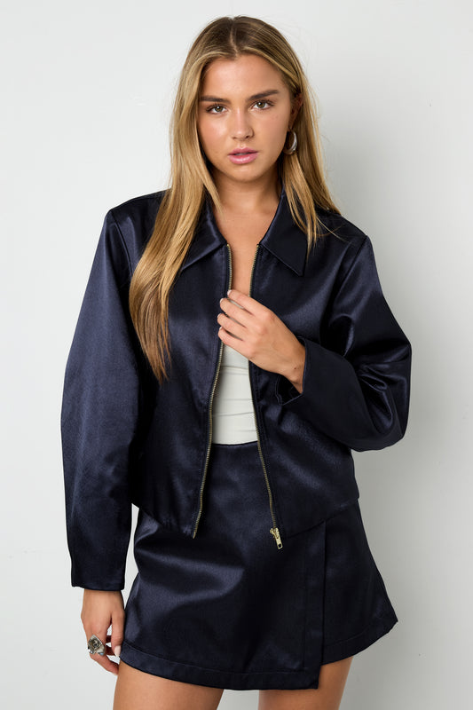 Woven Polyester Fiber Damenjacke Casual Herbst/Winter Solid Color