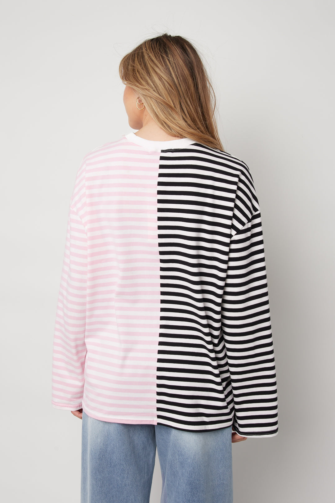 Langarmshirt mit Blockstreifen