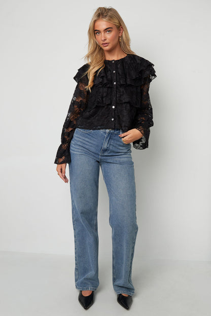 feminine-blumenmuster-damenbluse