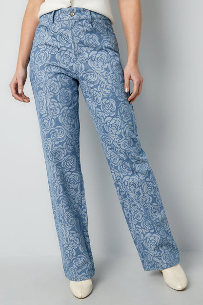florale-baumwollhose-damen-look