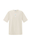 baumwolle-damen-t-shirt-gestrickt-casual-letters-frontansicht