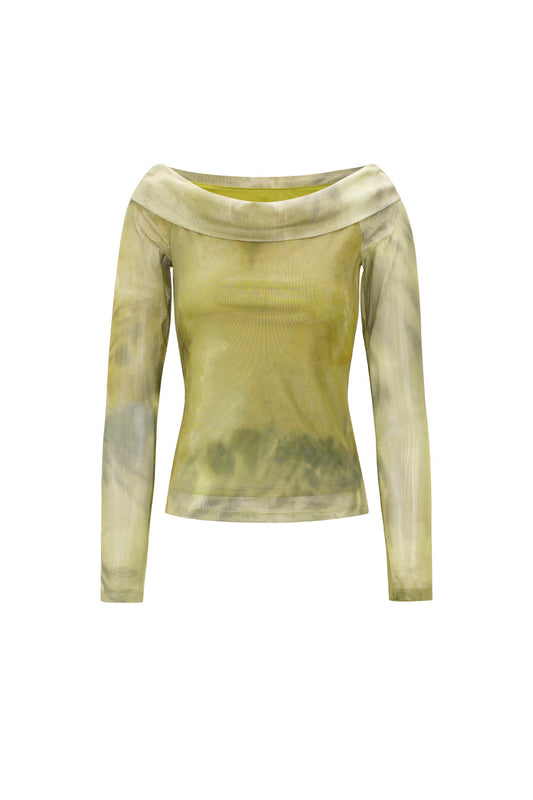 gewebter-polyester-damen-langarm-oberteil-einfarbig-elegant-frontansicht