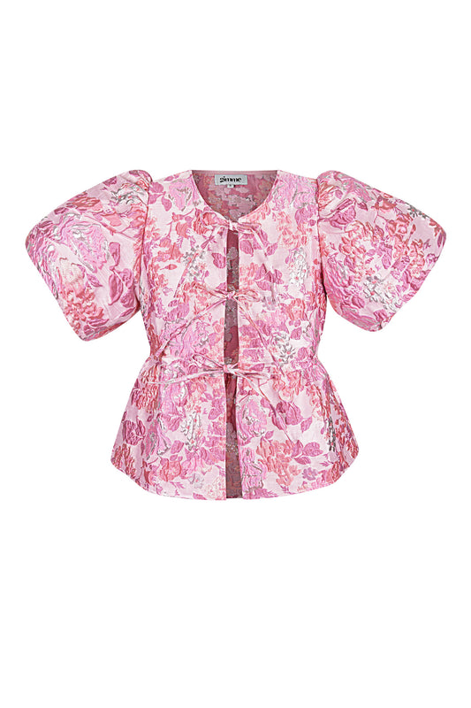 gewebtes-polyester-kurzarm-oberteil-damen-blumenmuster-elegant-modern-style