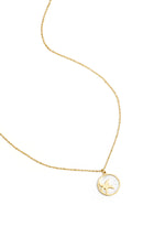 Necklace with starfish in circle