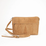 Elegante Kork Schultertasche aus Naturkork mit zeitlosem Design