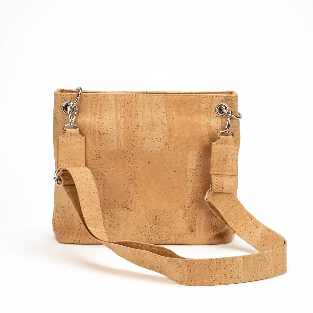 Elegante Kork Schultertasche aus natürlichem Kork für Alltag und Freizeit
