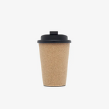 Korkgefütterte Tasse mit 350 ml Kapazität in moderner Frontansicht