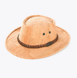 Men’s Cork Hat mit Wildlederriemen Größe 56 in Frontansicht
