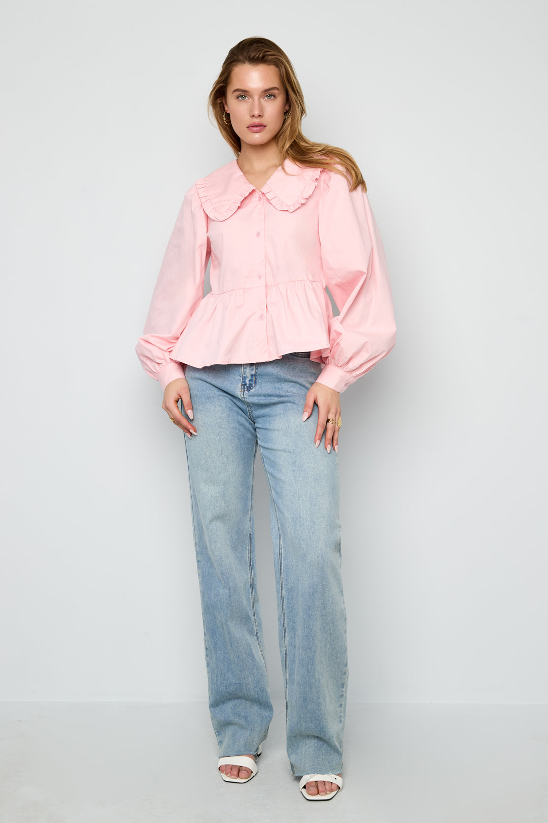 minimalistische-damen-bluse-hemd-einfarbig