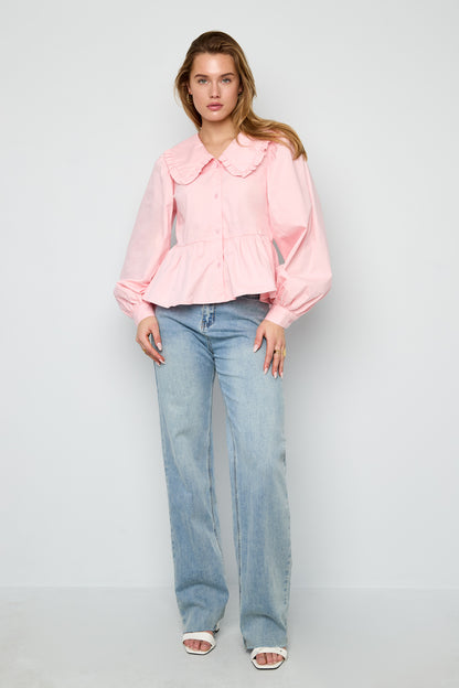 minimalistische-damen-bluse-hemd-einfarbig