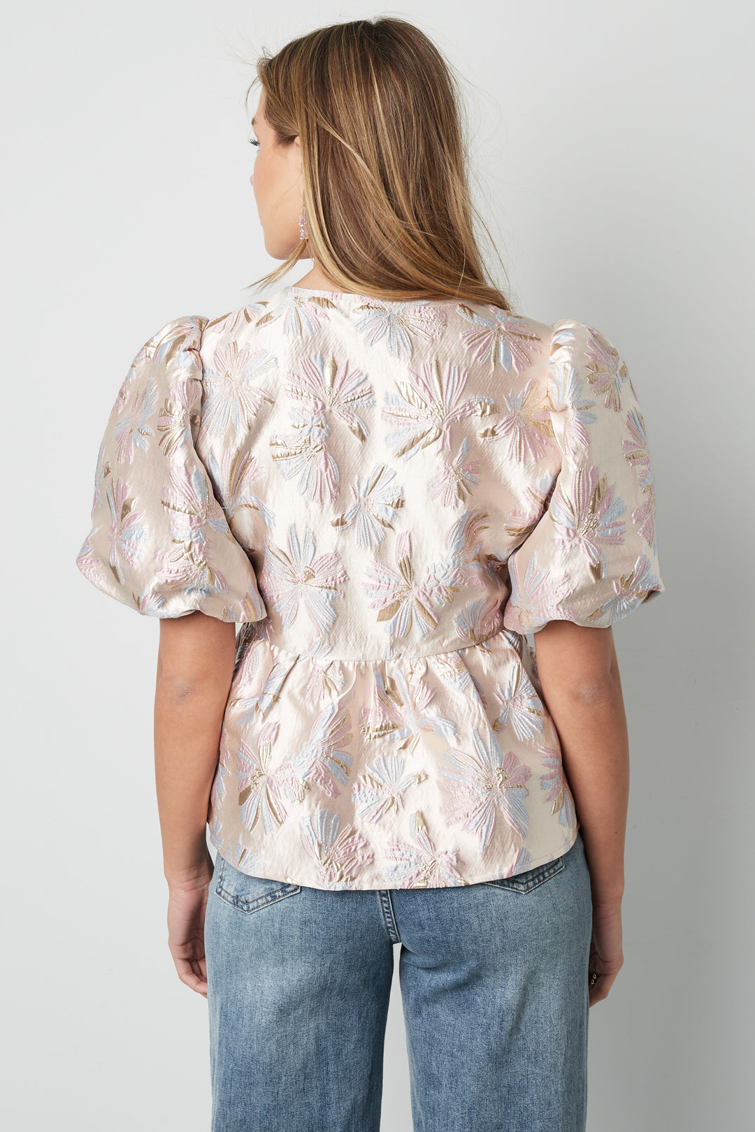 moderne-damen-bluse-kurzarm-blumen-print-casual-elegant