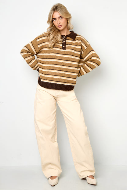 office-look-mit-polopullover-damen