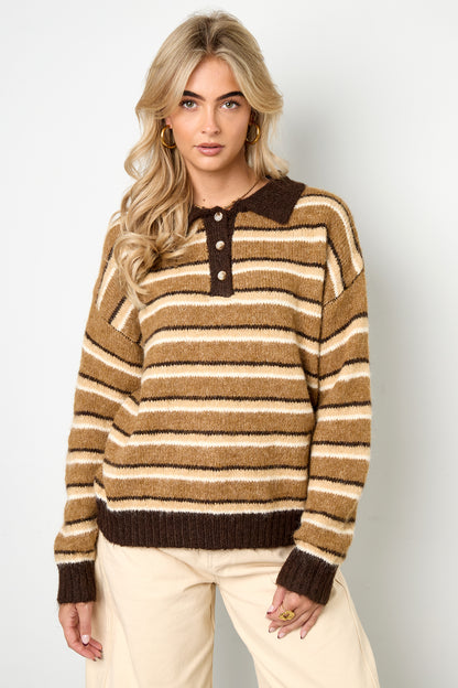 polo-strickpullover-damen-vorderansicht
