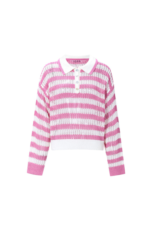 polo-top-strick-damen-frontansicht