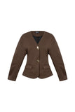 gewebte-polyesterfaser-damen-anzug-set-elegant-frontansicht-einfarbig
