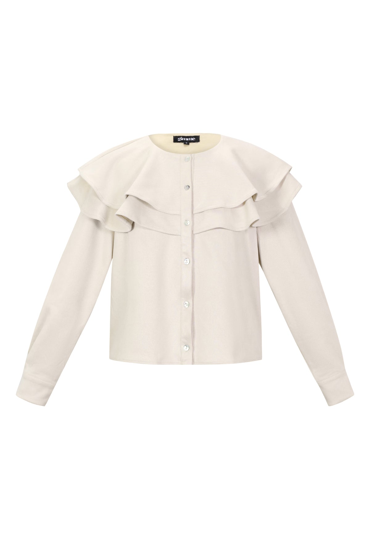 rueschen-damen-bluse-elegant-ruffle-trim-frontansicht