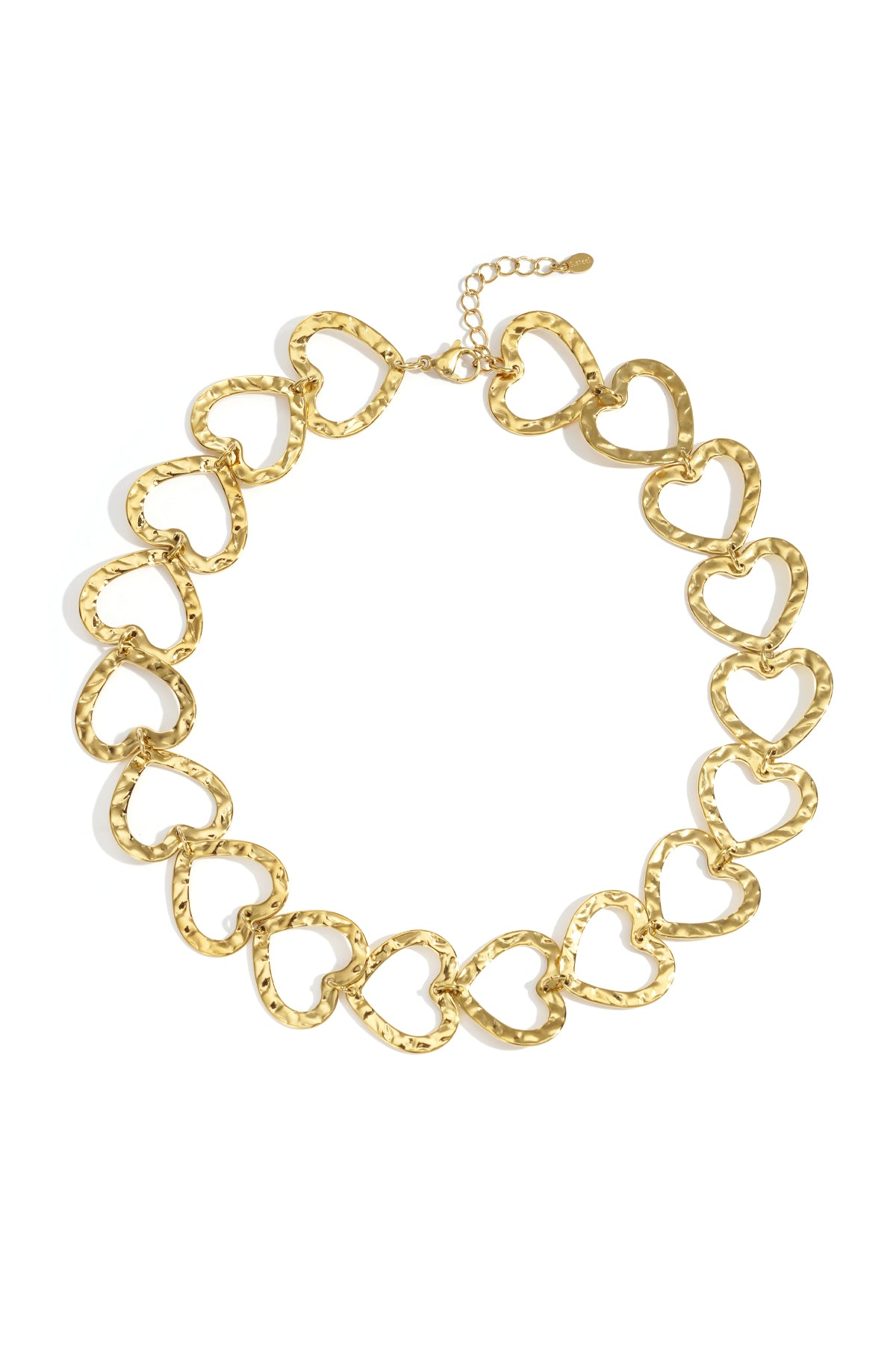 Schlichte Edelstahl Herz Halskette mit elegantem Herz Anhänger für Damen