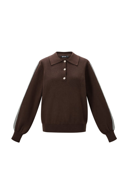 strickpullover-damen-streifen-frontansicht