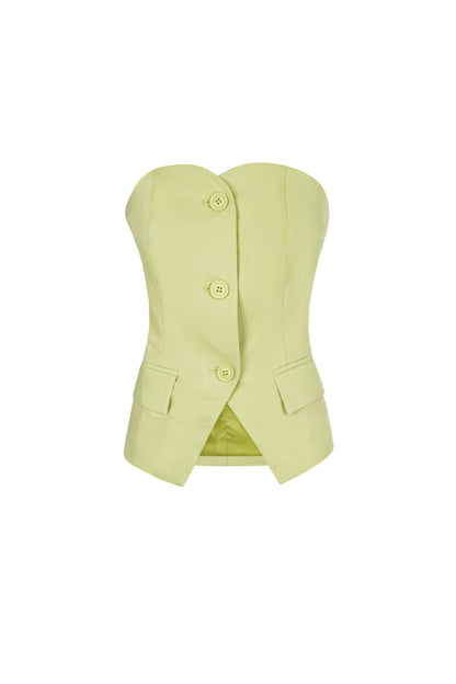 strukturiertes-aermelloses-oberteil-damen-elegant-knopfdesign-modern-look